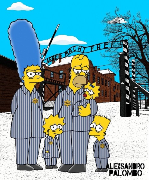 Симсоны узники в концлагере (13 фото)