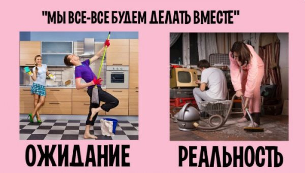 Ожидание и реальность в семейной жизни (10 фото) Ожидание и реальность в семейной жизни (10 фото)