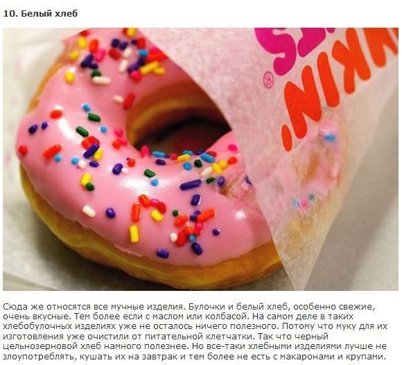 Вредные для здоровья продукты питания (10 фото) Вредные для здоровья продукты питания (10 фото)
