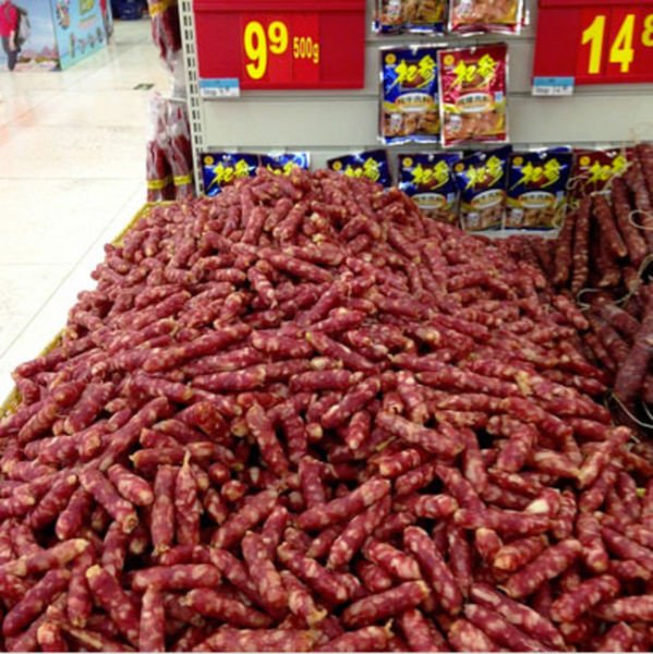 Типичные продукты китайского супермаркета (33 фото)