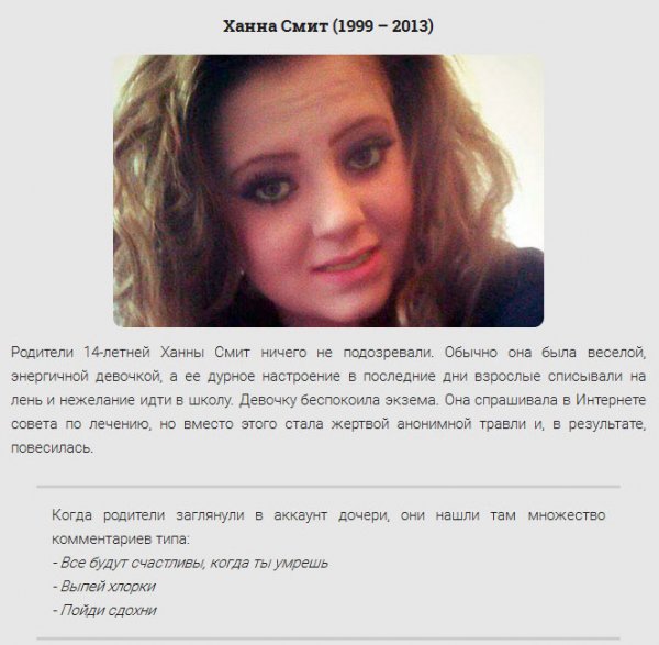 Травли подростков, закончившиеся самоубийствами (15 фото) Травли подростков, закончившиеся самоубийствами (15 фото)