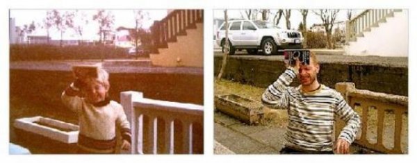 Снимки в стиле "тогда и сейчас" (38 фото)