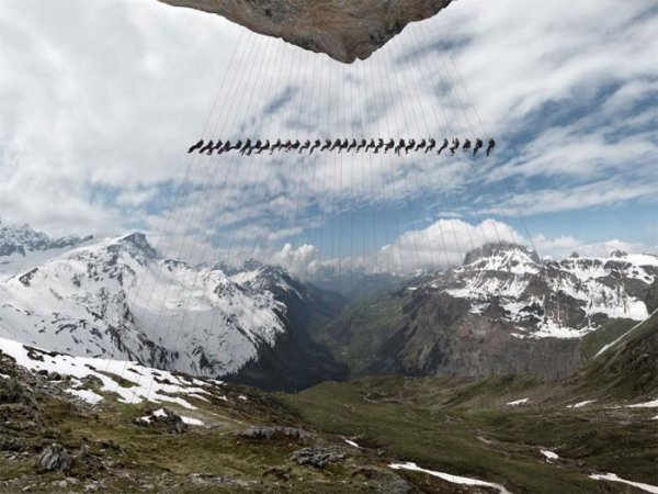 Невероятная фотосессия в Альпах (14 фото)